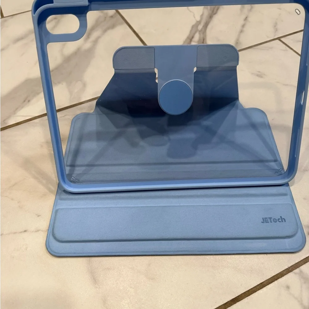 JETech Sky Blue Rotating Tablet Case for iPad Air